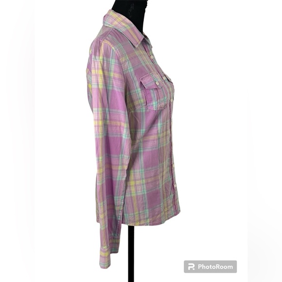 Aeropostale plaid button up (not flannel) - Picture 3 of 6
